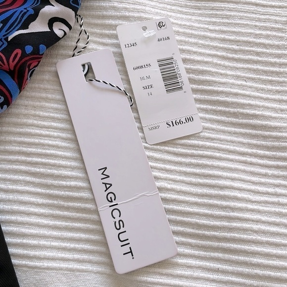 MAGICSUIT  Persia Lisa Paisley Underwire Slimming Swimsuit Size 14 - Picture 5 of 10